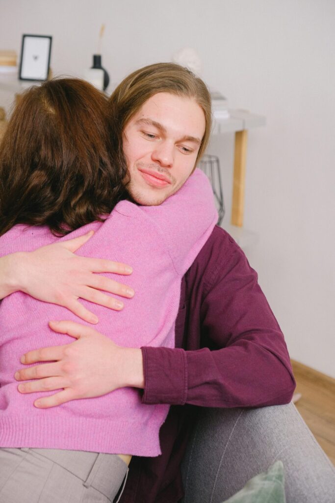 Couple Hugging